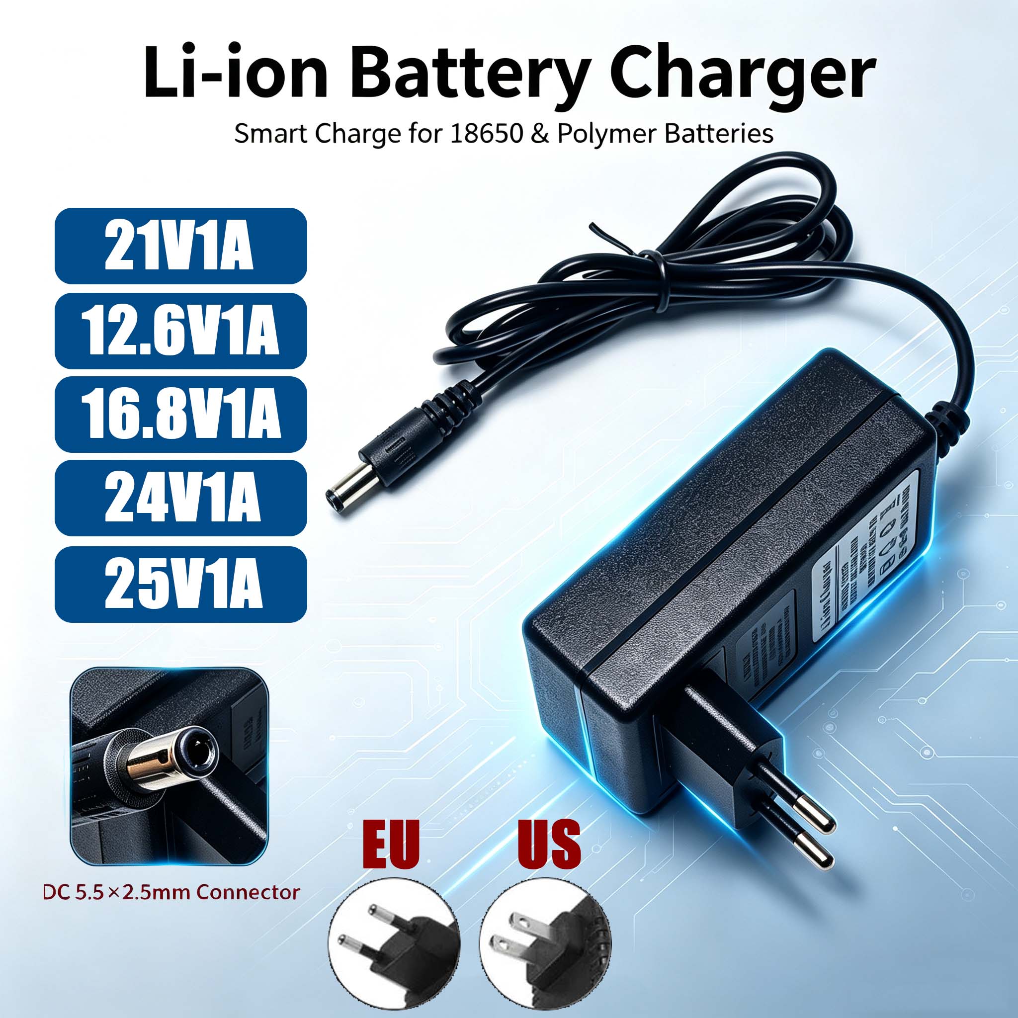 Lawn Mower Battery - 21V 12.6V 16.8V 24V 25V Lithium