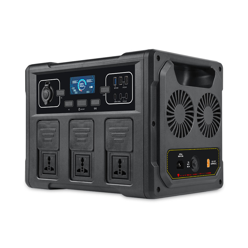 Power Outdoor - 1200W Draagbare Zonnegenerator, LiFePO4 Batterij MPPT