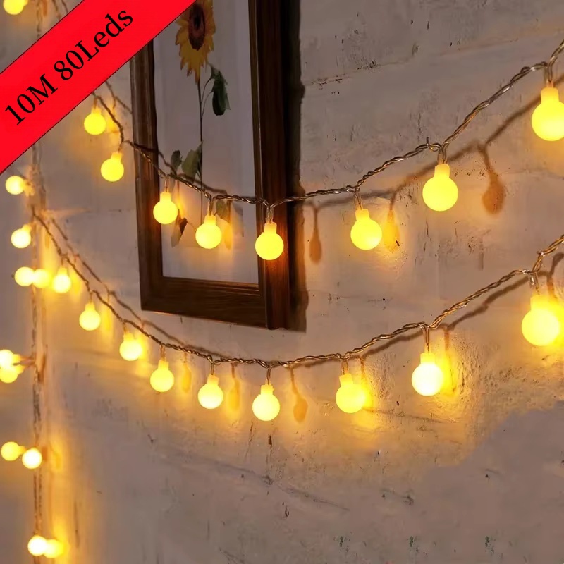 Outdoor Power For Christmas Lights - USB/batterij-aangedreven lichtslingers Globe lichtslingers Waterdichte buitenlamp