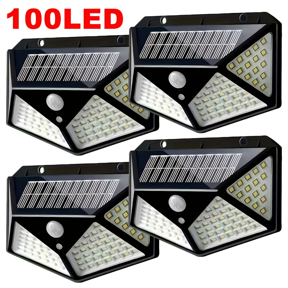 Power Outdoor - 100LED buitenlamp op zonne-energie, buitenlamp met