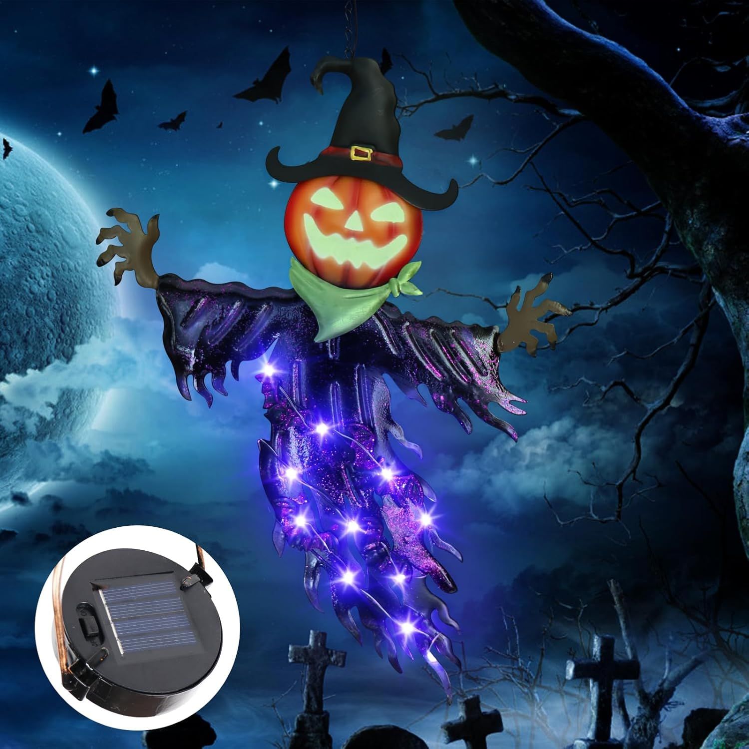 Outdoor Power For Christmas Lights - Halloween metalen hangdecoraties voor buiten op