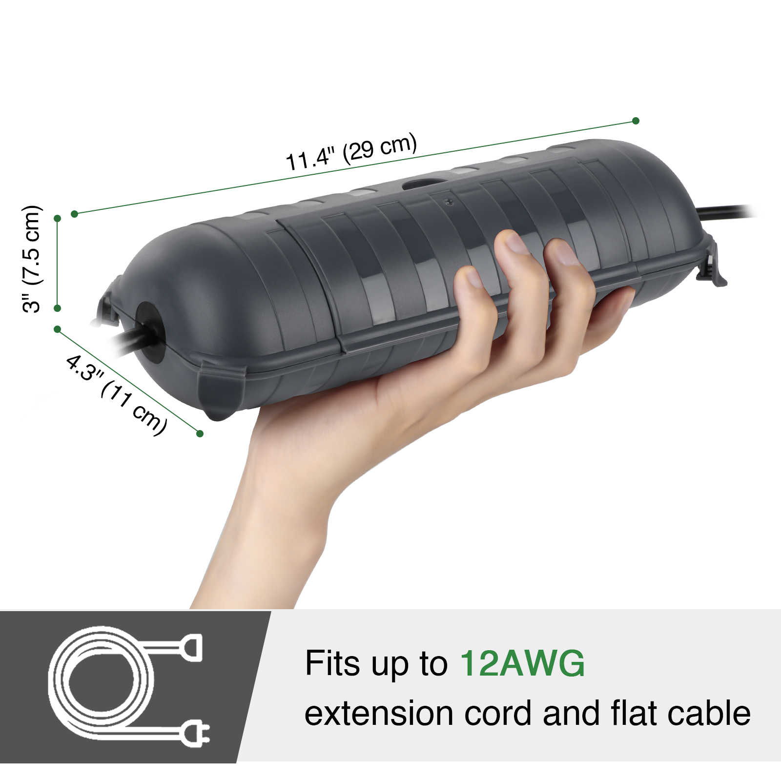 Grote weerbestendige buiten el - Outdoor Power Strip recensie en prijs