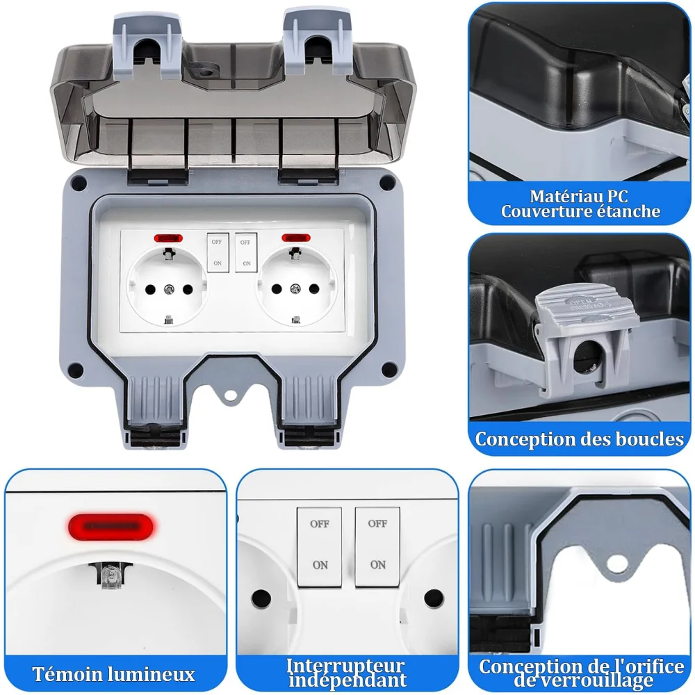 Europese stijl buitenstopconta - Outdoor Power Strip recensie en prijs