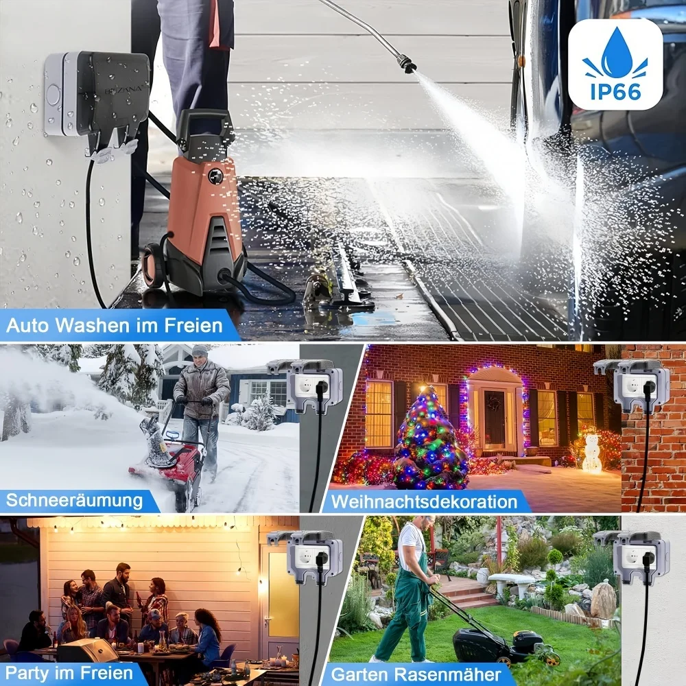 Europese stijl buitenstopconta - Outdoor Power Strip recensie en prijs