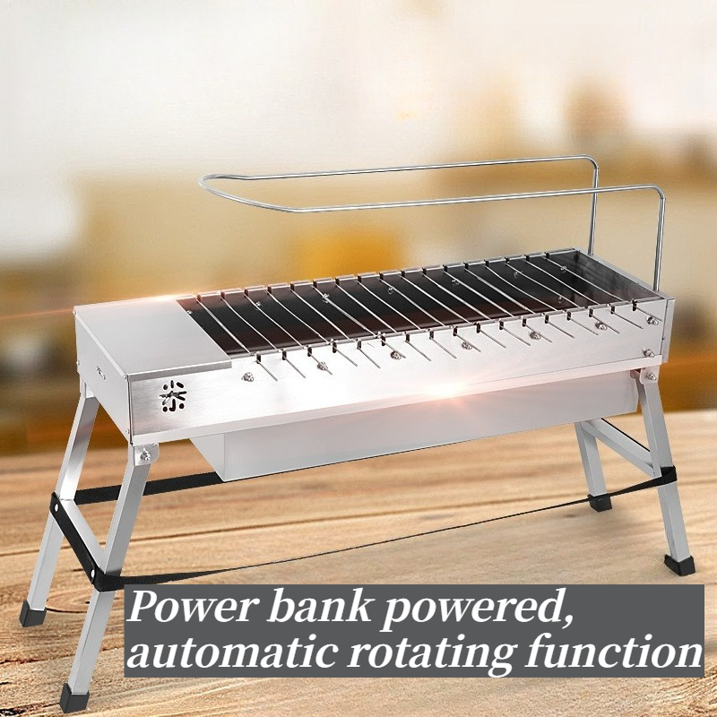 Draagbare automatische roteren - Outdoor Power Grill recensie en prijs