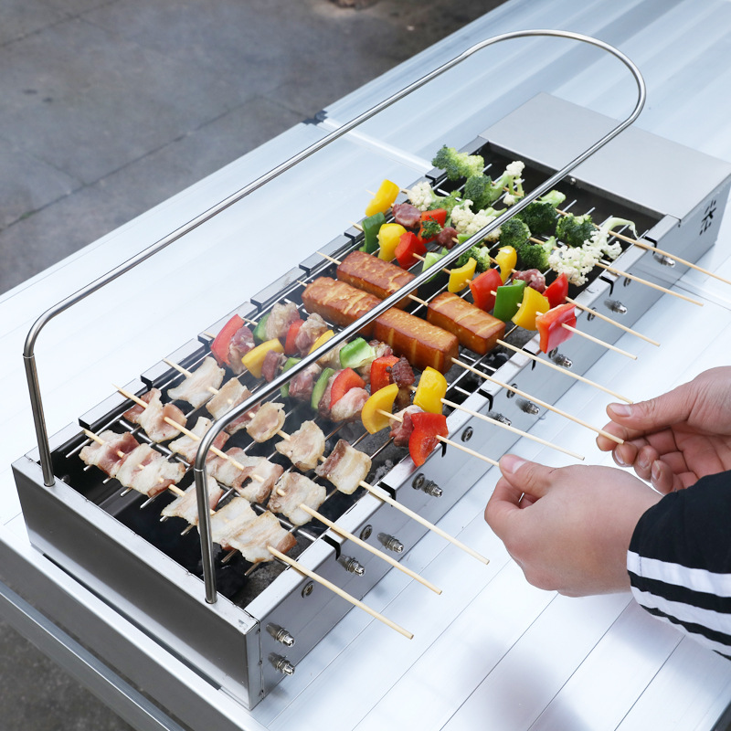 Draagbare automatische roteren - Outdoor Power Grill recensie en prijs