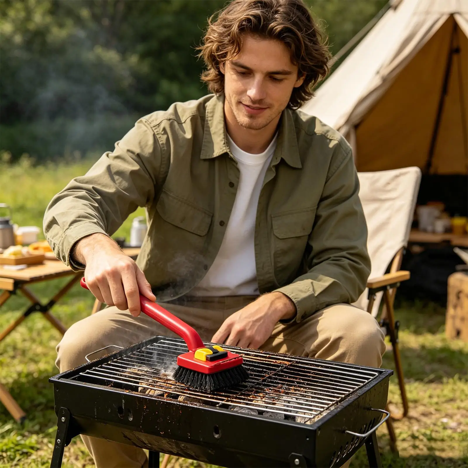 Elektrische grillborstel met l - Outdoor Power Grill recensie en prijs
