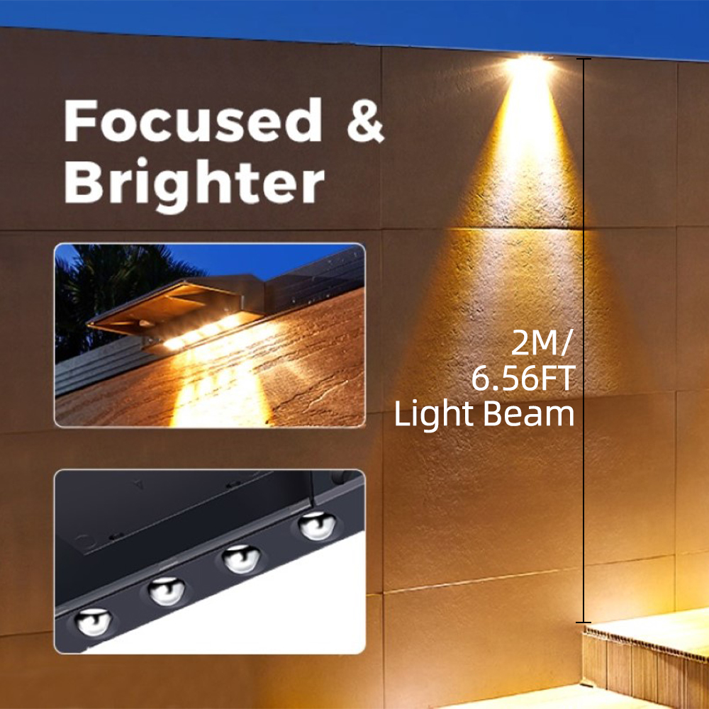 2-pack zonne-wandlampen 4 LED  - Outdoor Power Post recensie en prijs