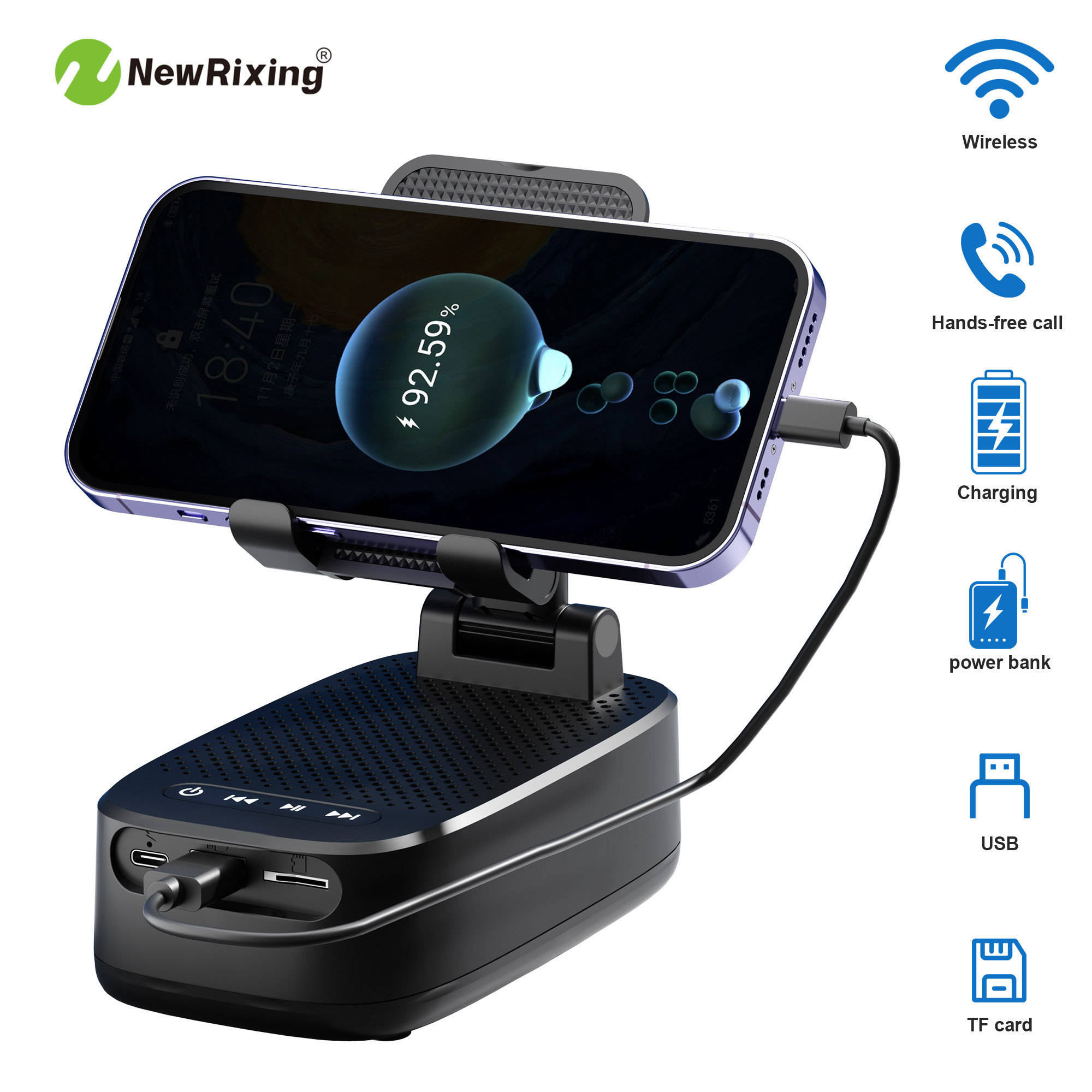 NewRixing 6W Draadloze Luidspr - Quality Outdoor Power recensie en prijs