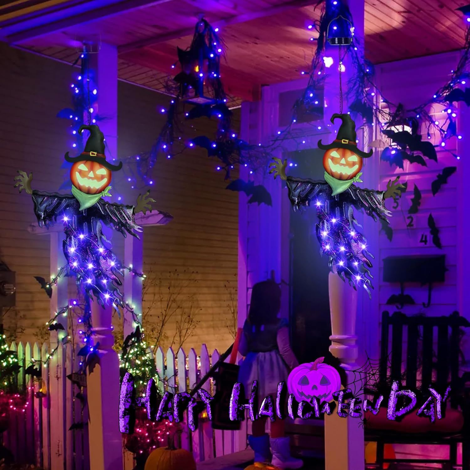 Halloween metalen hangdecorati - Outdoor Power For Christmas Lights recensie en prijs