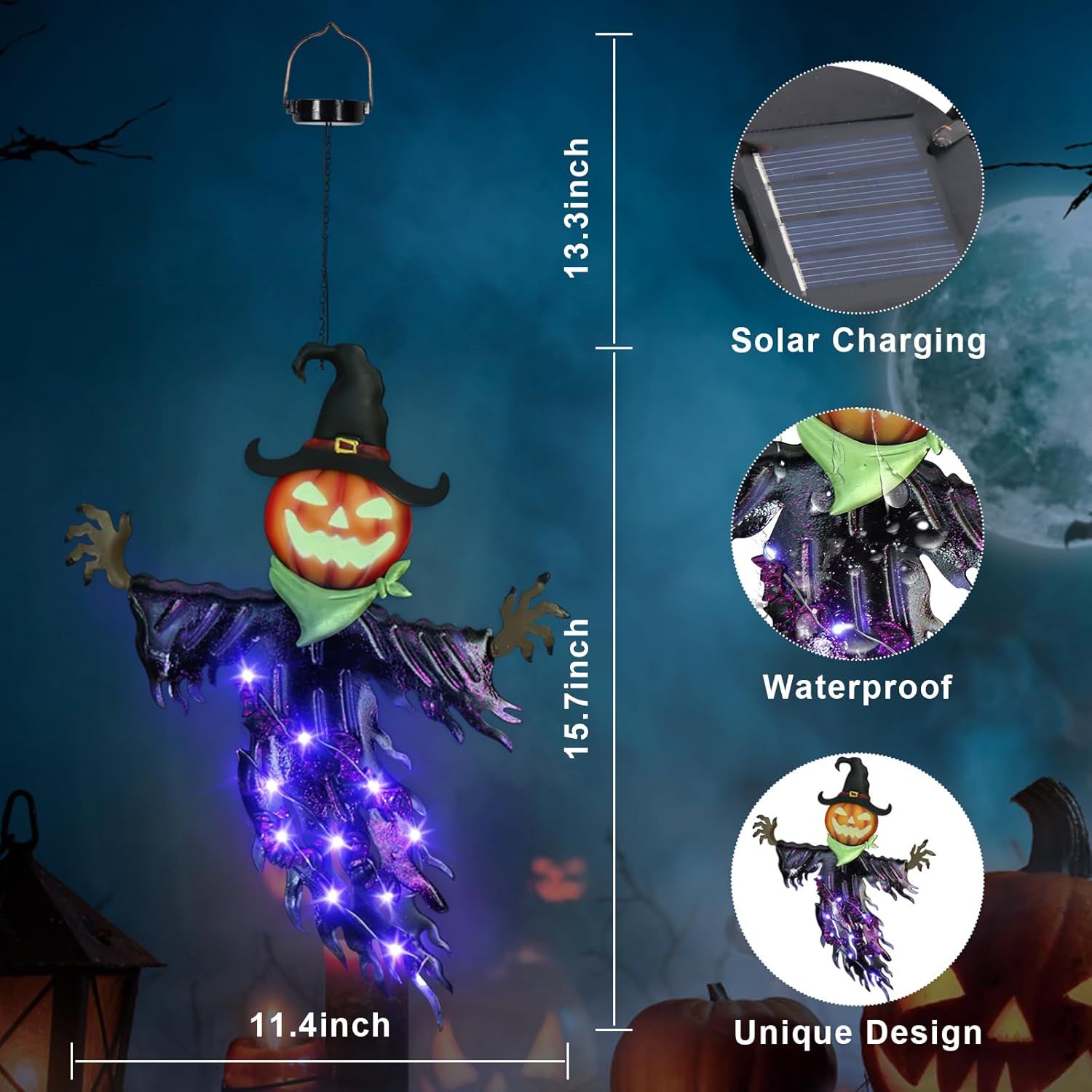 Halloween metalen hangdecorati - Outdoor Power For Christmas Lights recensie en prijs